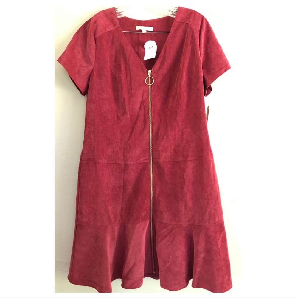 NWT Hope & Harlow Corduroy Mini Dress